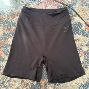 Gymshark Black High-Rise Bike Shorts